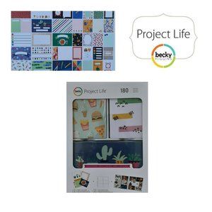 PROJECT LIFE Becky Higgins 180 Piece Wordless Wonder Scrapbooking Cards